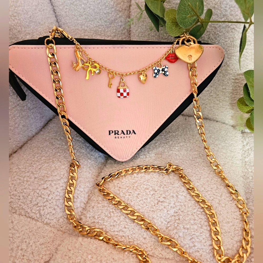 Prada Beauty Triangular Pouch.